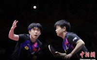 战胜日本组合，王楚钦孙颖莎实现世乒赛混双三连冠
