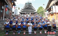 广西三江非遗“暑期档”火热 千年侗韵点燃乡村游