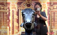 VR“重现”圆明园盛景 马首铜像真迹亮相福建博物院