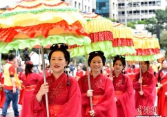 妈祖信俗展演亮相巴西圣保罗文化地标保利斯塔大道