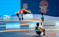 （粤港澳全运会）十五运会摔跤比赛进入第二个比赛日 广西队获得两枚金牌（粤港澳全运会）十五运会摔跤比赛进入第二个比赛日 广西队获得两枚金牌