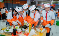厦门市禾山中学举办劳动技能大赛 食安教育呵护学生成长