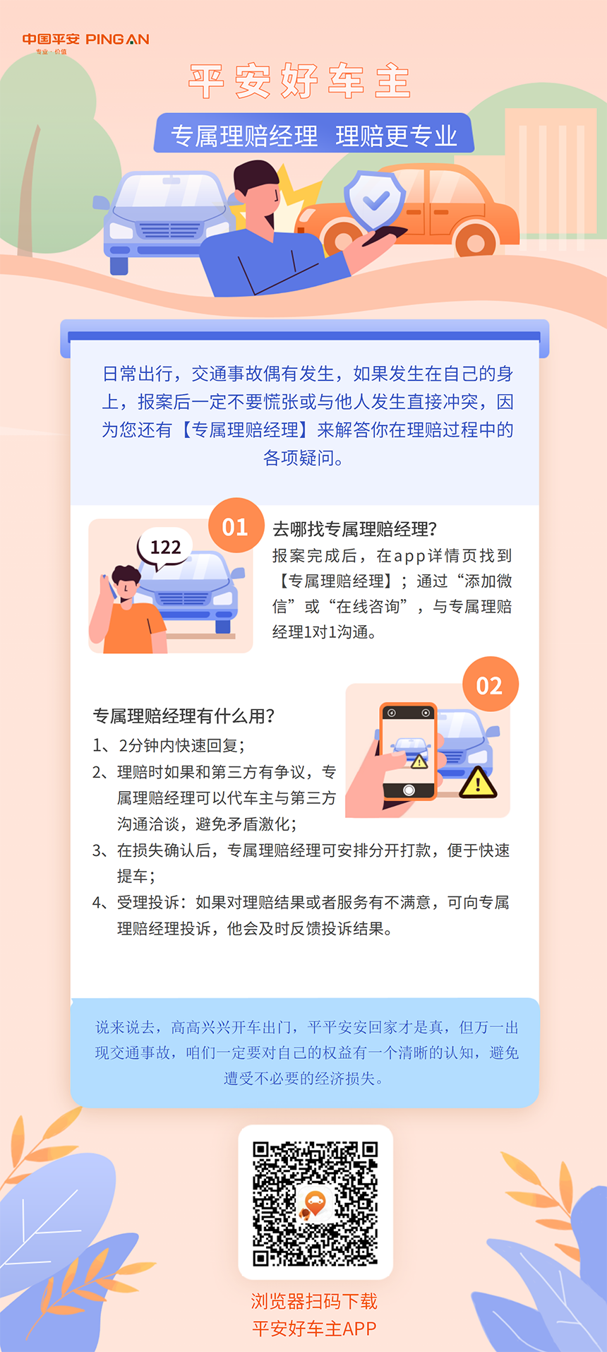 金融保险报险理赔流程解析知识科普一图读懂插画长图海报_01.png 金融保险报险理赔流程解析知识科普一图读懂插画长图海报_01.png